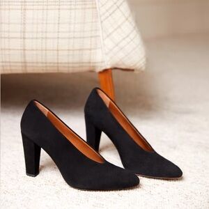 Sezane High Victoire Courts Noir - Size 38
